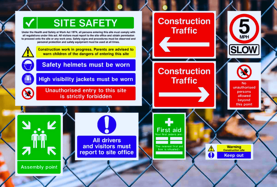 Construction Site Signboard