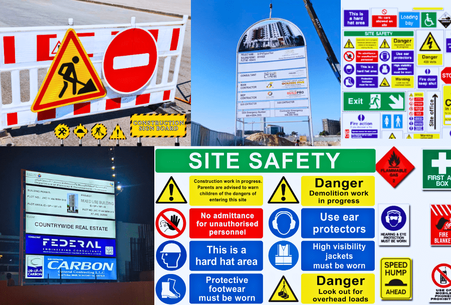 Construction Site Signboard