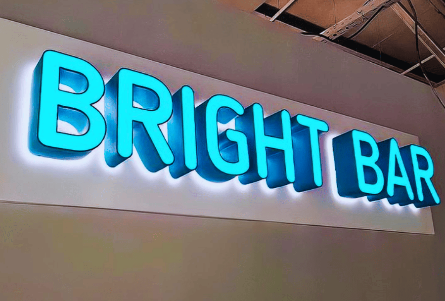 3d letter sign board