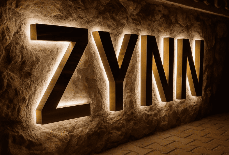 Back Light 3D Signage