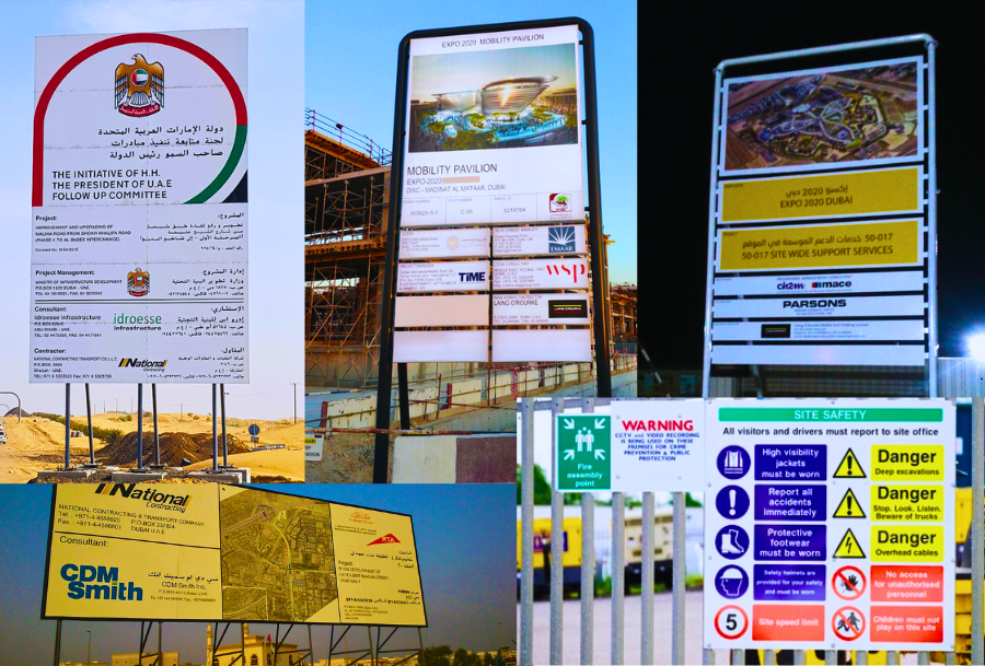 Construction Site Signboard