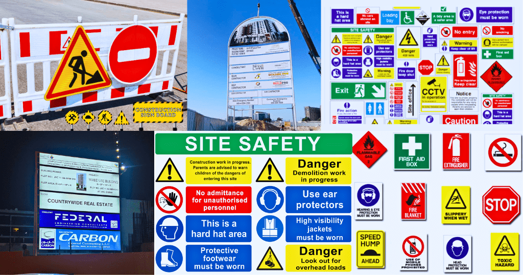 Construction Site Signboard